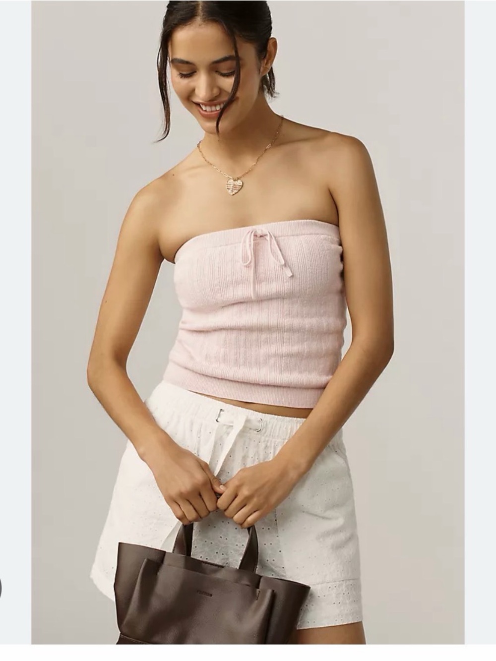 NWT reformation Zazie strapless top
